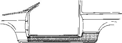 VAN WEZEL 372301 -  Накладка порога